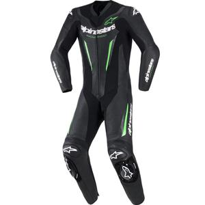 Jednoczęściowy kombinezon motocyklowy Alpinestars GP FORCE V2 czarno-zielony