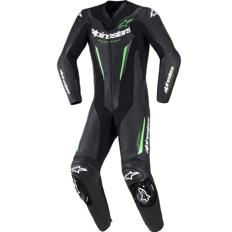 Jednoczęściowy kombinezon motocyklowy Alpinestars GP FORCE V2 czarno-zielony