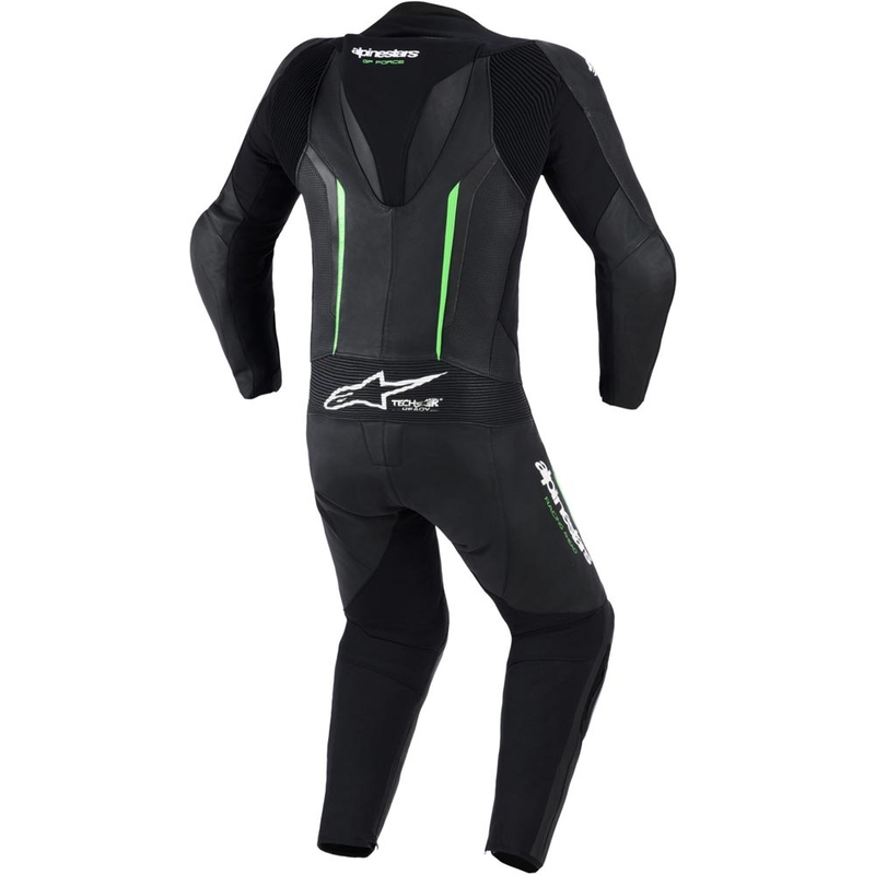 Jednoczęściowy kombinezon motocyklowy Alpinestars GP FORCE V2 czarno-zielony