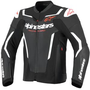 Kurtka motocyklowa skórzana Alpinestars GP Force V2 czarno-biało-czerwona