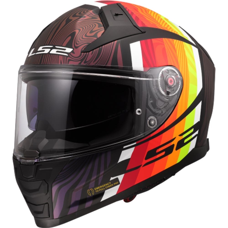 Kask motocyklowy integralny LS2 FF811 Vector II Freedom czarny kameleon