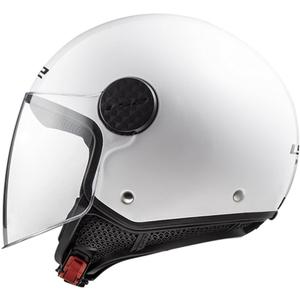 Kask motocyklowy otwarty LS2 OF558 Sphere II Solid biały