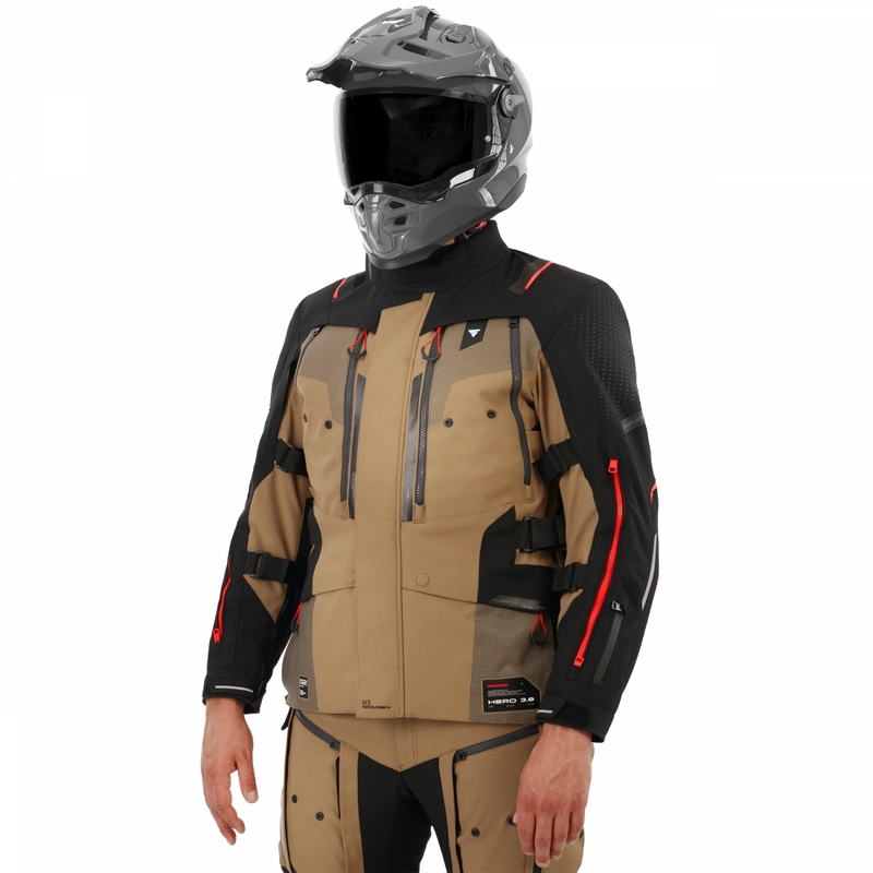 Kurtka motocyklowa Shima Hero 3.0 brązowa