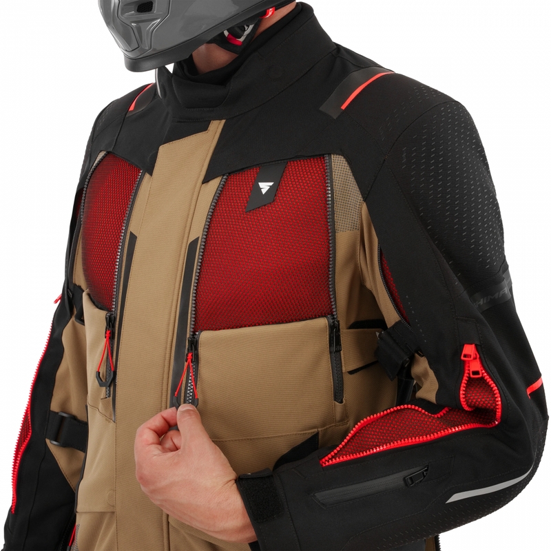 Kurtka motocyklowa Shima Hero 3.0 brązowa