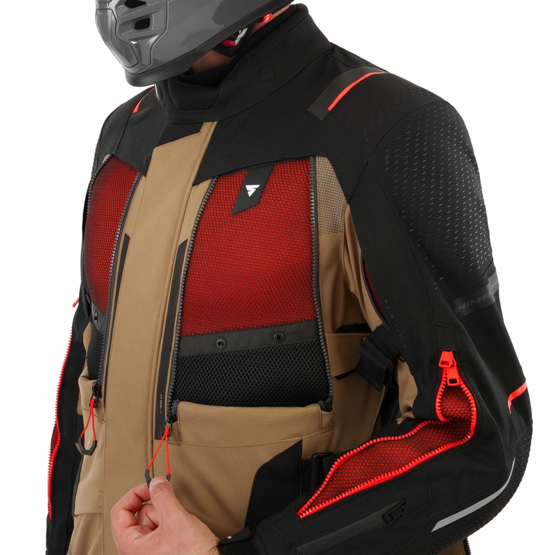 Kurtka motocyklowa Shima Hero 3.0 brązowa