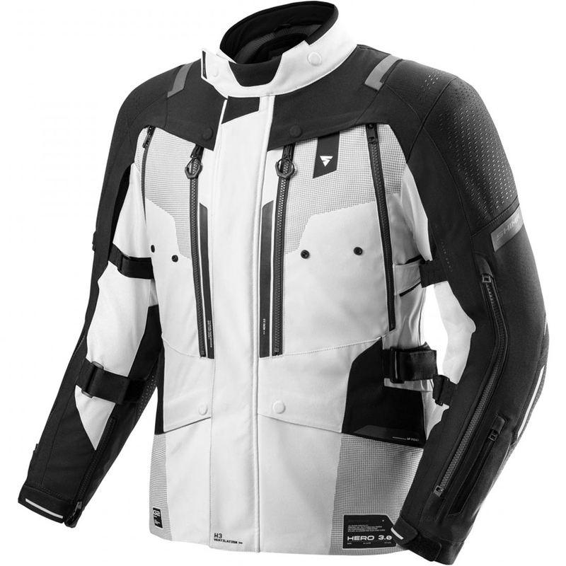 Kurtka motocyklowa Shima Hero 3.0 szaro-czarna
