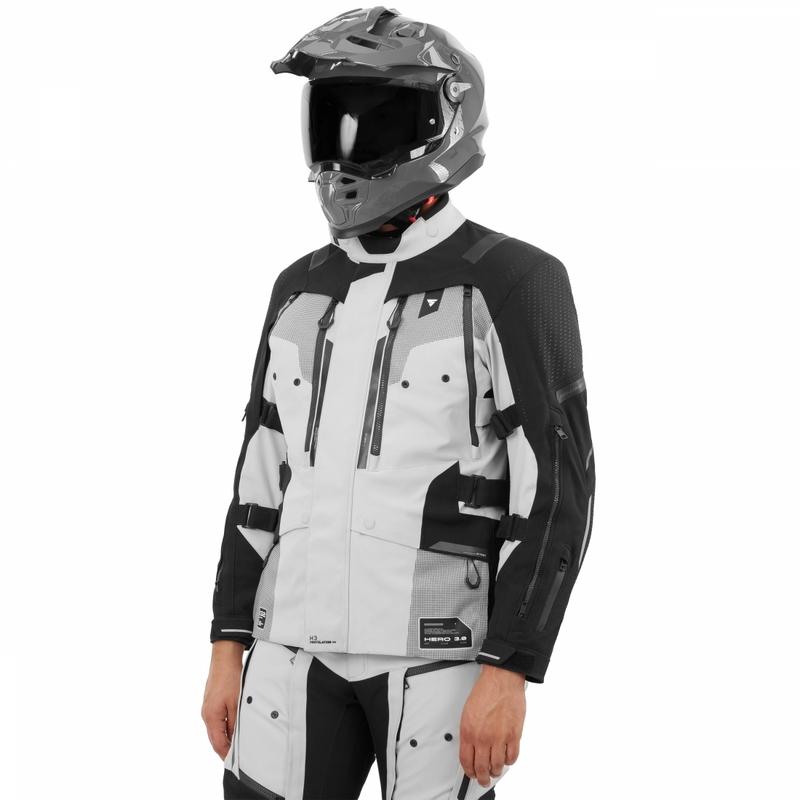 Kurtka motocyklowa Shima Hero 3.0 szaro-czarna