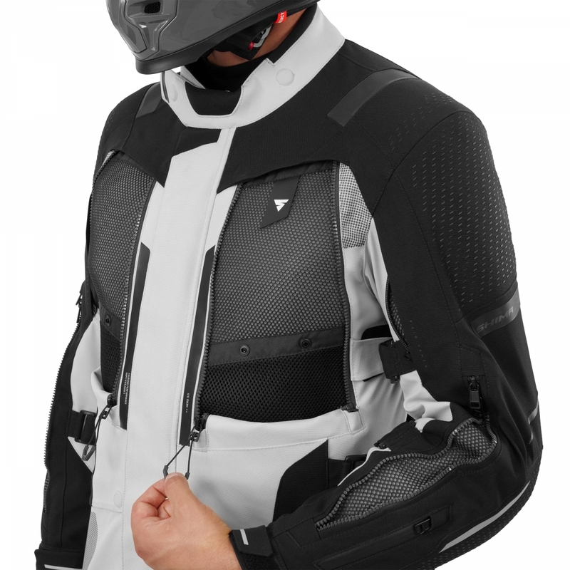 Kurtka motocyklowa Shima Hero 3.0 szaro-czarna