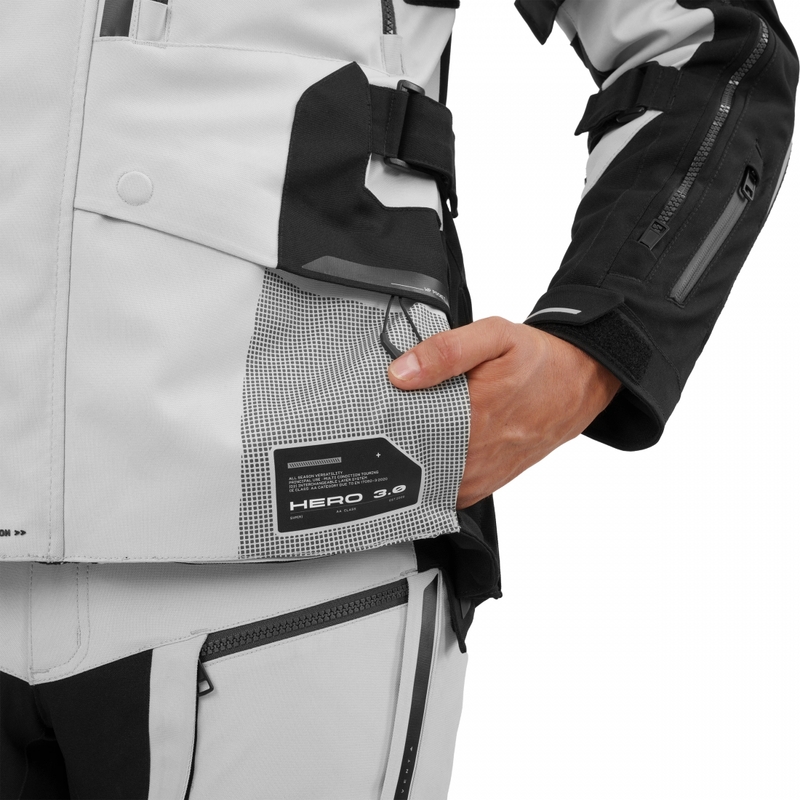 Kurtka motocyklowa Shima Hero 3.0 szaro-czarna