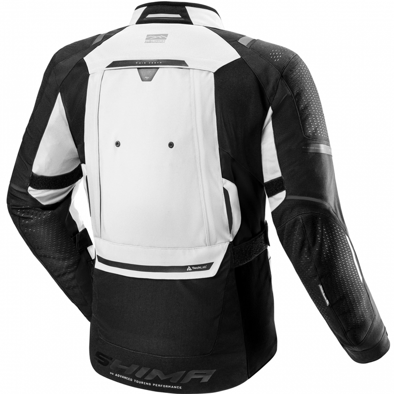 Kurtka motocyklowa Shima Hero 3.0 szaro-fluo-żółta