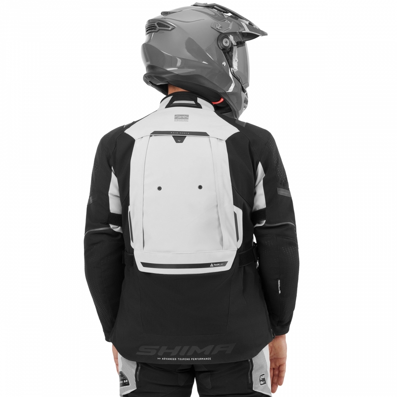 Kurtka motocyklowa Shima Hero 3.0 szaro-fluo-żółta