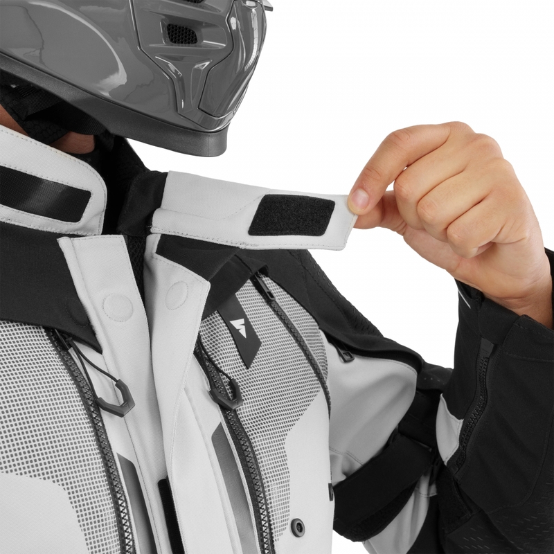 Kurtka motocyklowa Shima Hero 3.0 szaro-fluo-żółta