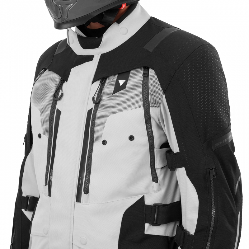 Kurtka motocyklowa Shima Hero 3.0 szaro-fluo-żółta
