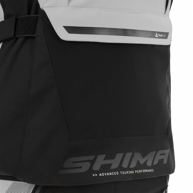 Kurtka motocyklowa Shima Hero 3.0 szaro-fluo-żółta