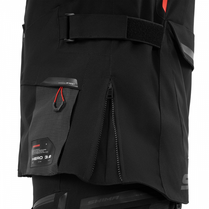 Kurtka motocyklowa Shima Hero 3.0 szaro-czerwona