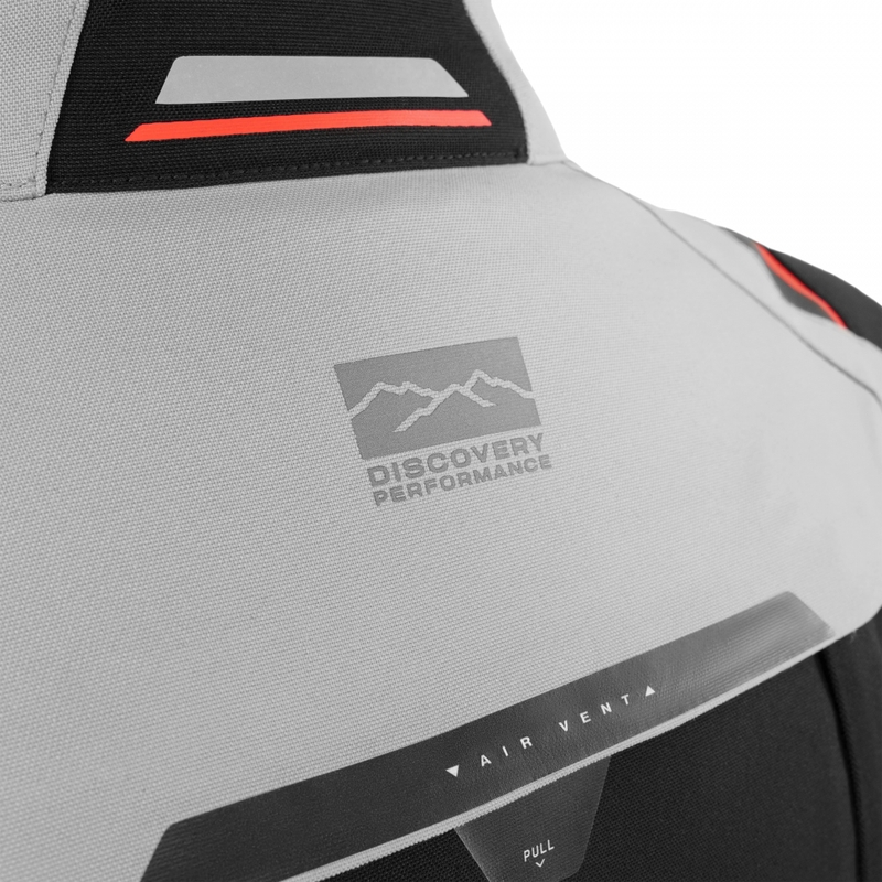 Kurtka motocyklowa Shima Hero 3.0 szaro-czerwona