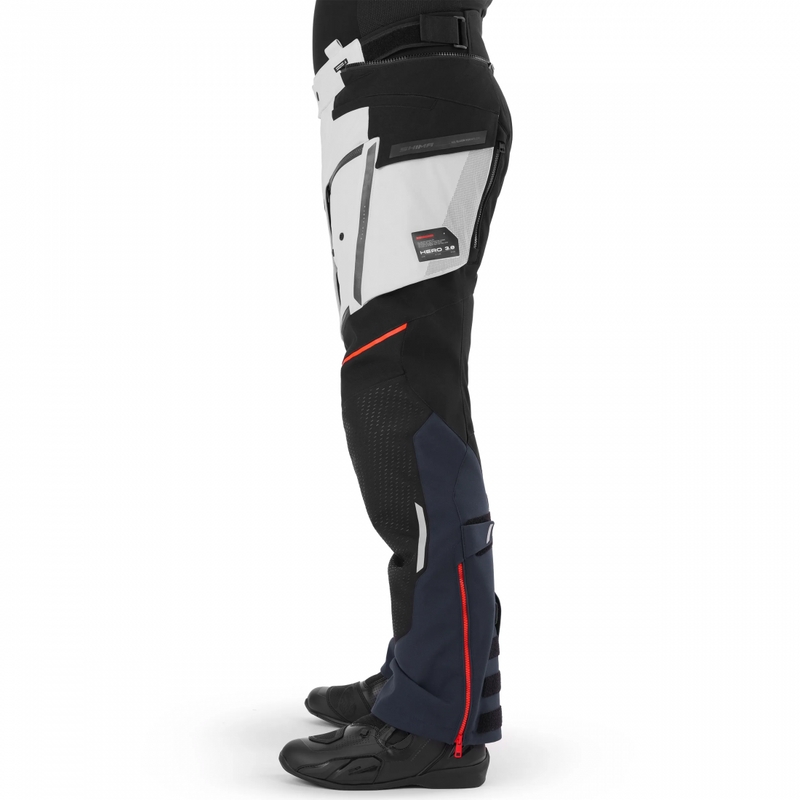 Spodnie motocyklowe Shima Hero 3.0 szaro-niebieskie