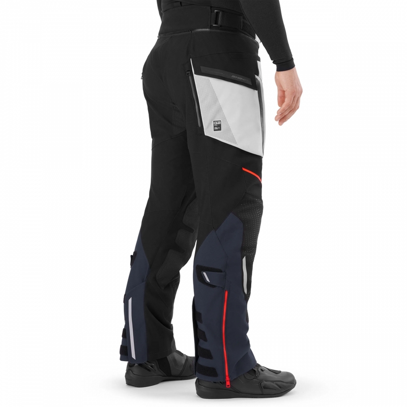 Spodnie motocyklowe Shima Hero 3.0 szaro-niebieskie