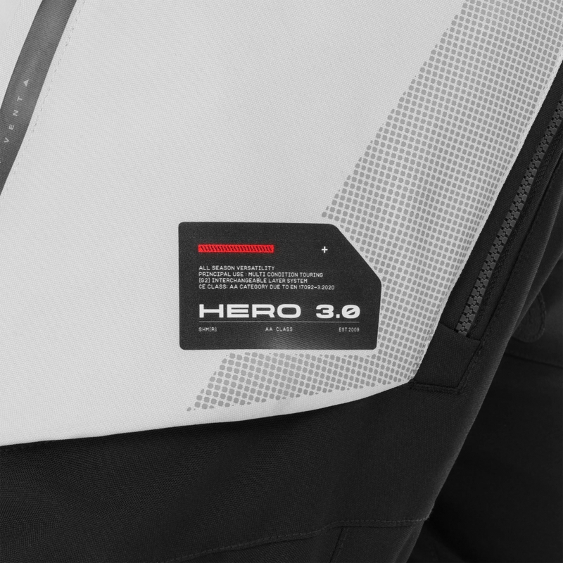 Spodnie motocyklowe Shima Hero 3.0 szaro-niebieskie