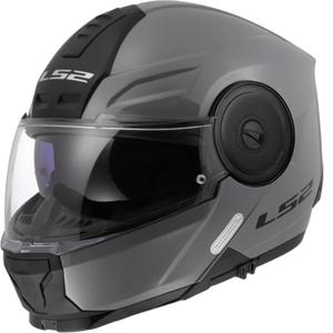 Kask motocyklowy typu flip-up LS2 FF902 Scope II Nardo szary