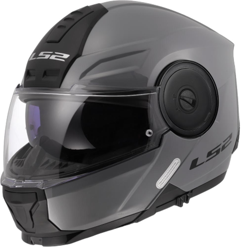 Kask motocyklowy typu flip-up LS2 FF902 Scope II Nardo szary