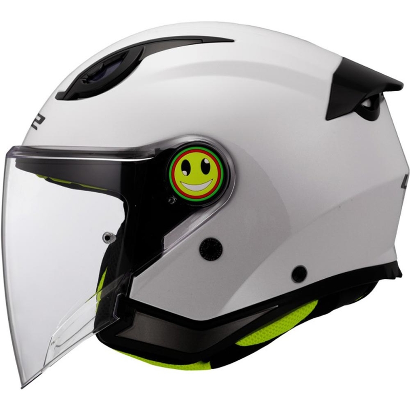 Kask motocyklowy otwarty dziecięcy LS2 OF622 Funny II Solid biały
