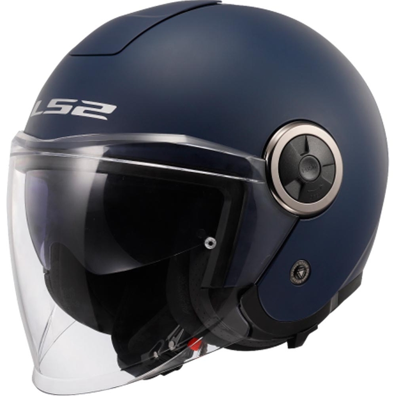 Kask motocyklowy otwarty LS2 OF620 Classy Solid matowy ciemnoniebieski