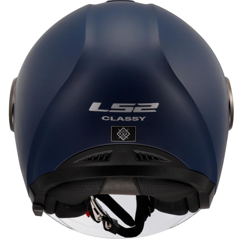 Kask motocyklowy otwarty LS2 OF620 Classy Solid matowy ciemnoniebieski