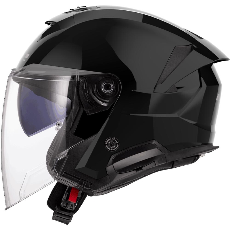 Kask motocyklowy otwarty LS2 OF618 Verso II Solid połyskujący czarny