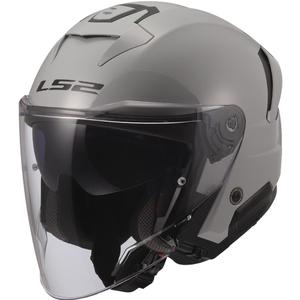 Kask motocyklowy otwarty LS2 OF618 Verso II Solid nardo grey