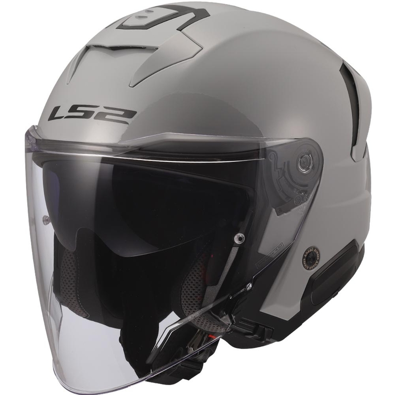 Kask motocyklowy otwarty LS2 OF618 Verso II Solid nardo grey