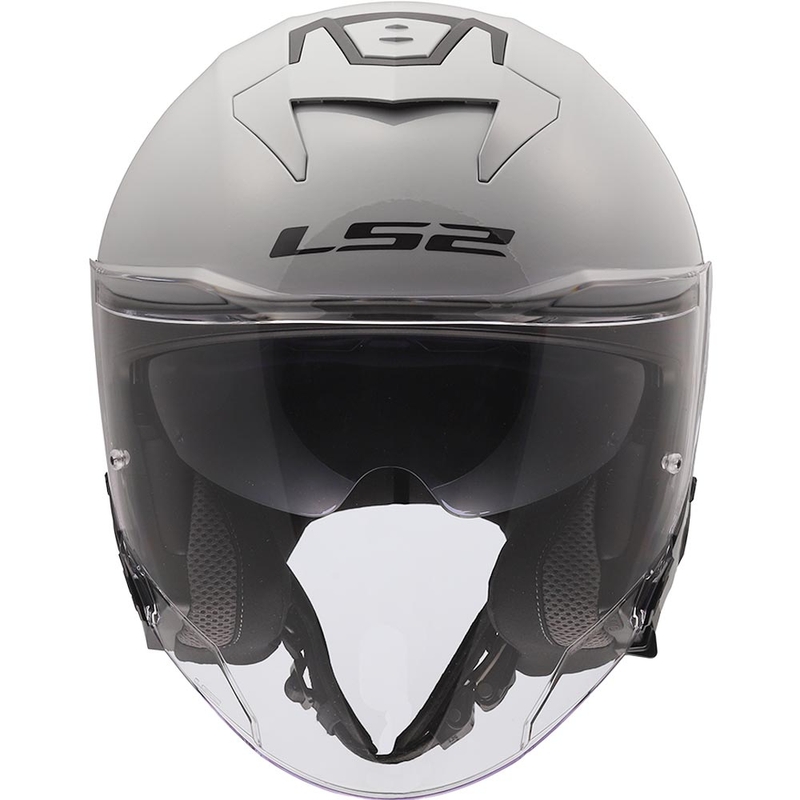 Kask motocyklowy otwarty LS2 OF618 Verso II Solid nardo grey