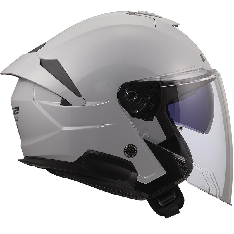 Kask motocyklowy otwarty LS2 OF618 Verso II Solid nardo grey