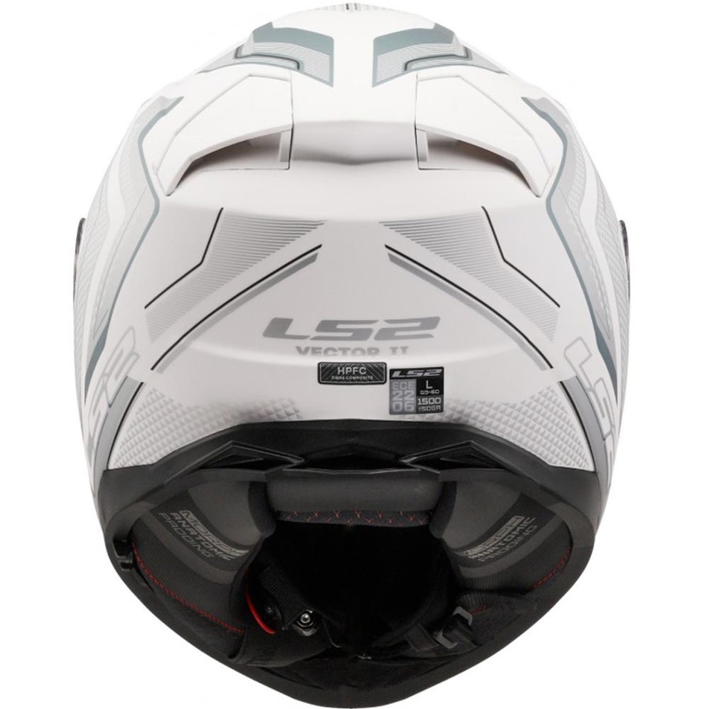 Kask motocyklowy integralny LS2 FF811 Vector II Alizer matowy biały