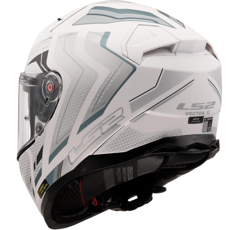 Kask motocyklowy integralny LS2 FF811 Vector II Alizer matowy biały