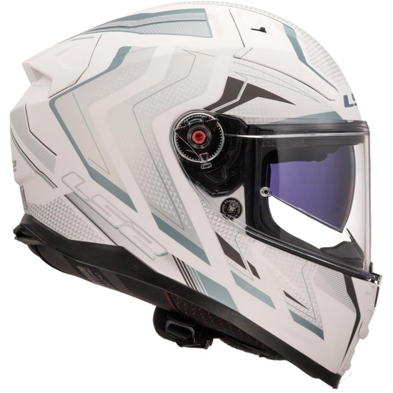 Kask motocyklowy integralny LS2 FF811 Vector II Alizer matowy biały