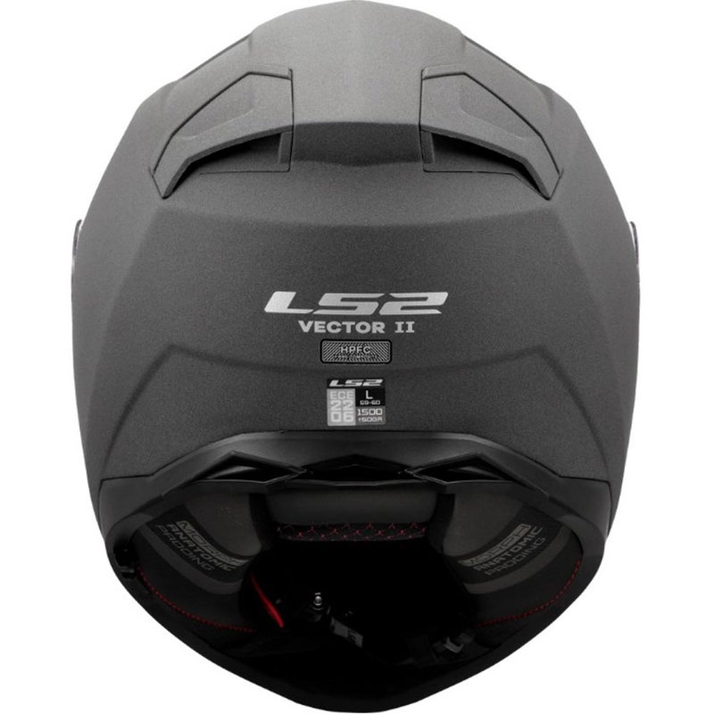 Kask motocyklowy integralny LS2 FF811 Vector II Solid Concrete Grey
