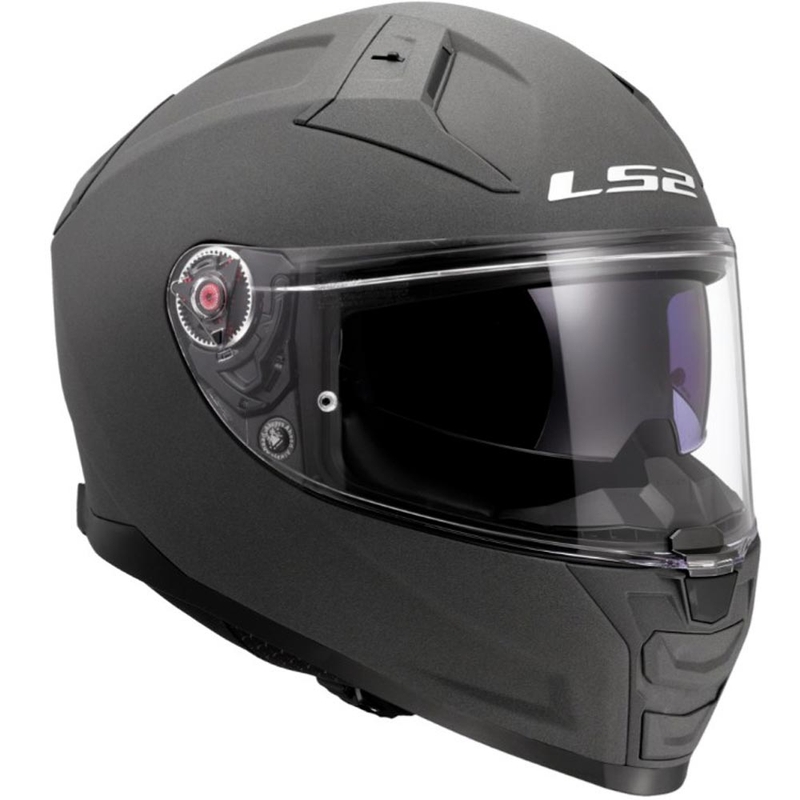 Kask motocyklowy integralny LS2 FF811 Vector II Solid Concrete Grey