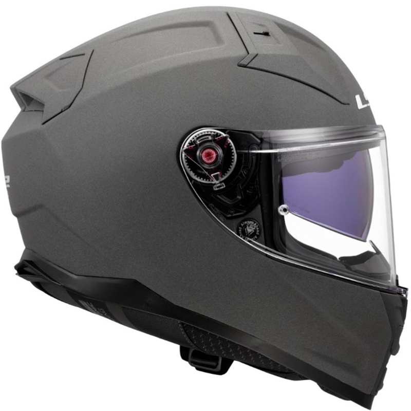 Kask motocyklowy integralny LS2 FF811 Vector II Solid Concrete Grey