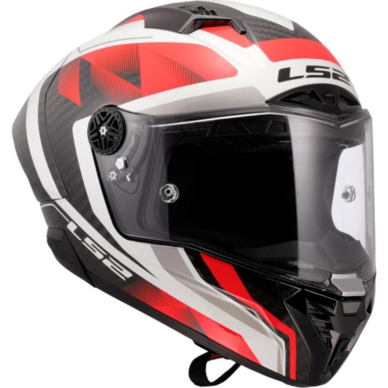 Kask motocyklowy integralny LS2 FF805 Thunder C GP Aero Raute biało-czerwony