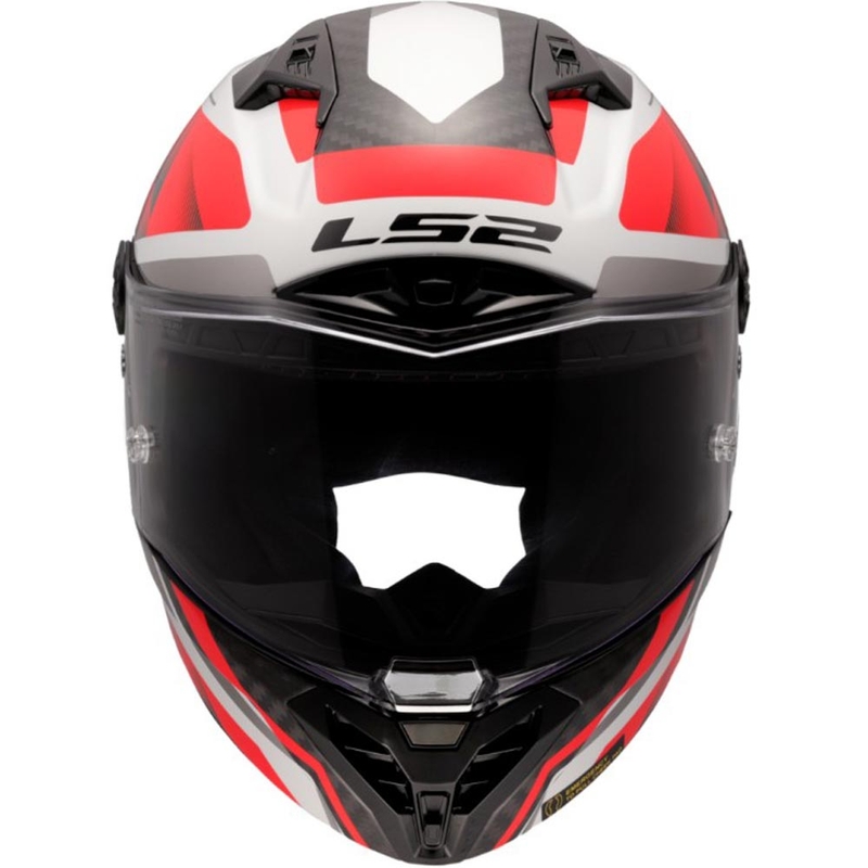 Kask motocyklowy integralny LS2 FF805 Thunder C GP Aero Raute biało-czerwony