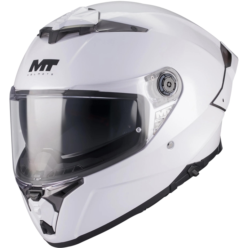 Kask motocyklowy integralny MT Thunder 4 R Pure A0 biały
