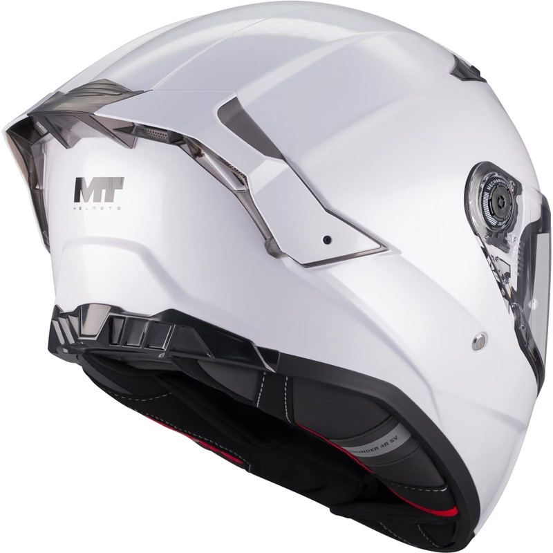 Kask motocyklowy integralny MT Thunder 4 R Pure A0 biały
