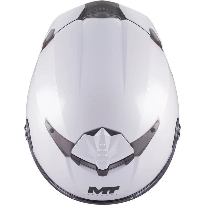 Kask motocyklowy integralny MT Thunder 4 R Pure A0 biały
