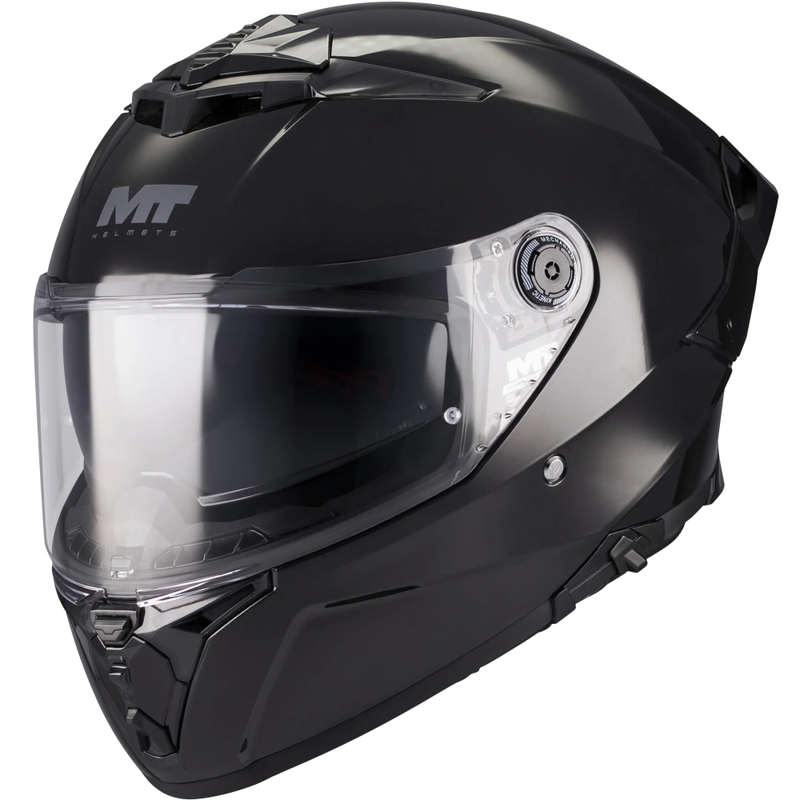 Kask motocyklowy integralny MT Thunder 4 R Pure A1 czarny