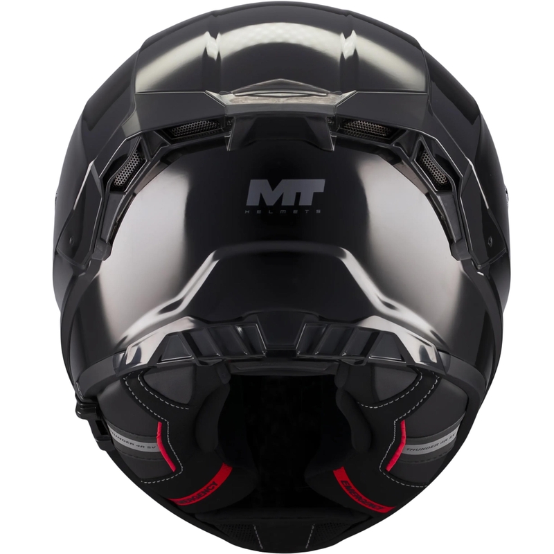 Kask motocyklowy integralny MT Thunder 4 R Pure A1 czarny