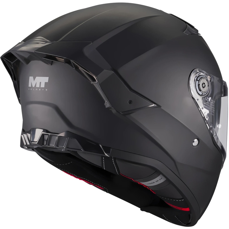 Kask motocyklowy integralny MT Thunder 4 R Pure A1 matowy czarny