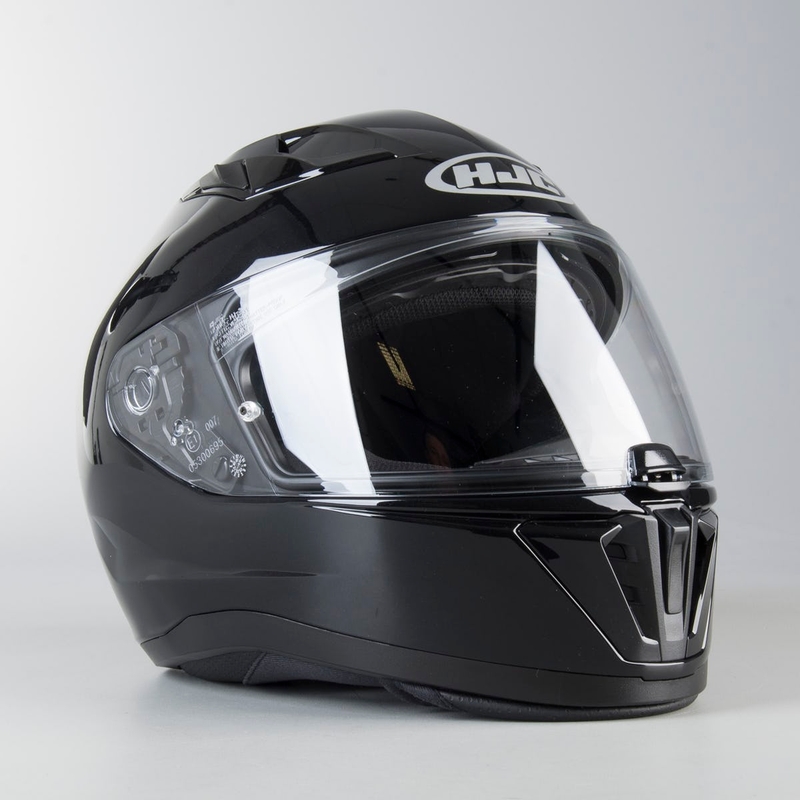 Integralny kask motocyklowy HJC i70 czarny połysk wyprzedaż