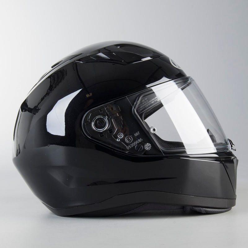 Integralny kask motocyklowy HJC i70 czarny połysk wyprzedaż