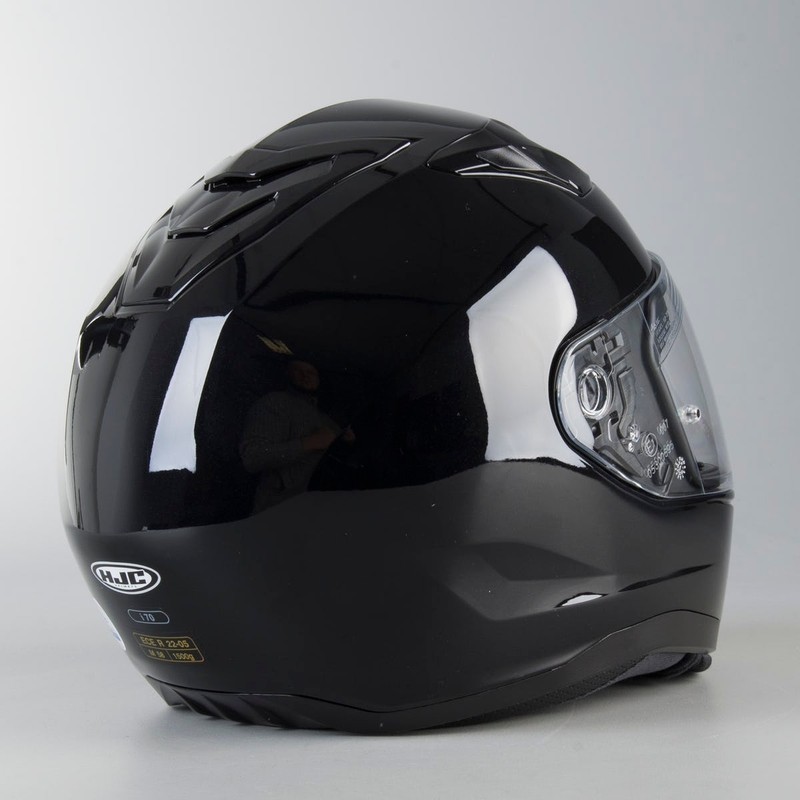 Integralny kask motocyklowy HJC i70 czarny połysk wyprzedaż